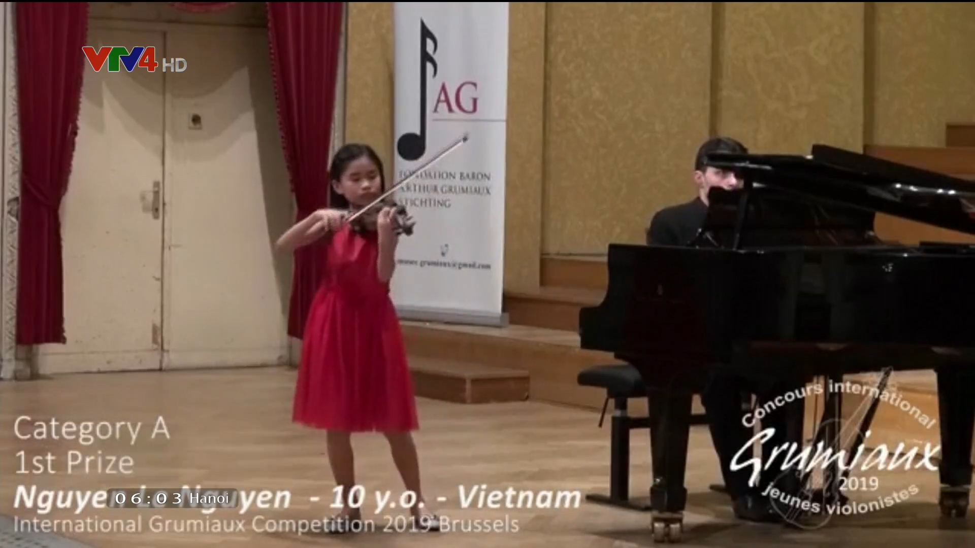 Việt Nam đoạt giải nhất cuộc thi âm nhạc Arthur Grumiaux